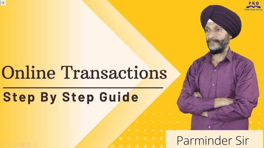 Online Transactions Step by Step Guide