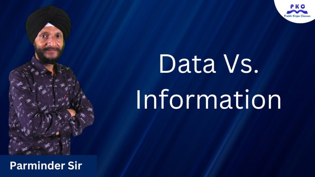 Data Vs. Information
