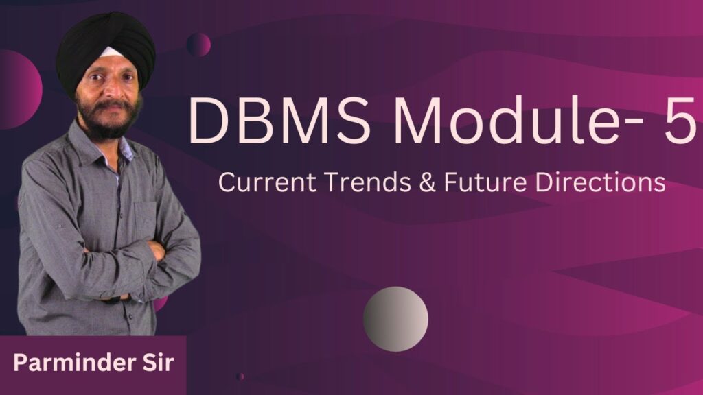 DBMS Module- 5